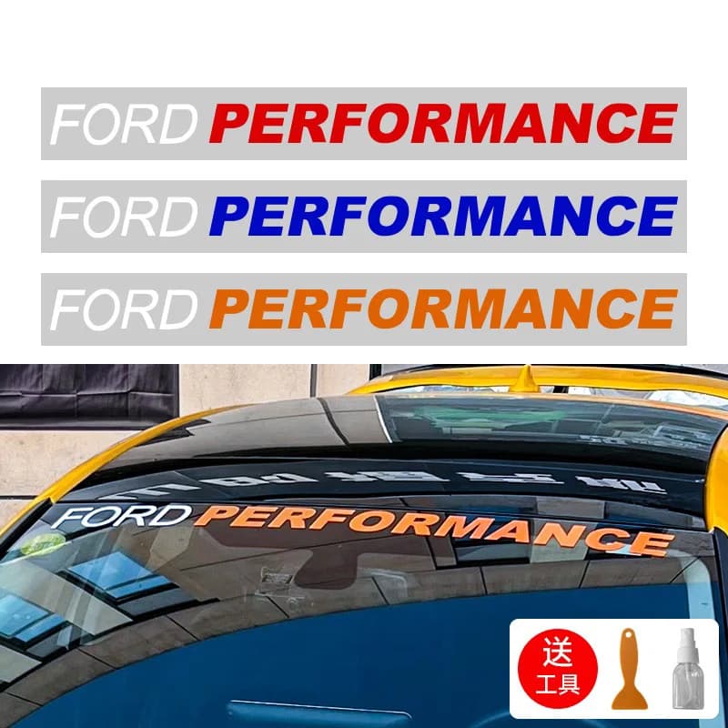 Front Windscreen Descal Sticker Decoration for Focus Mk2 Mk3 Fiesta Mondeo Kuga Mustang