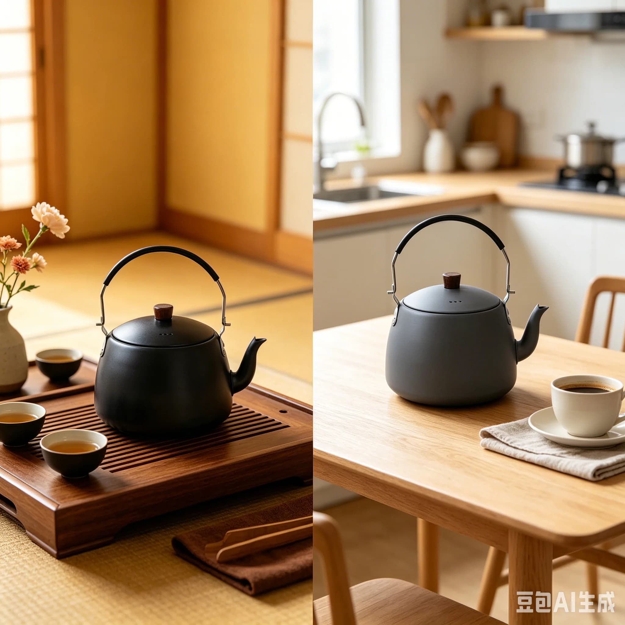 Outdoor Camping Tea Pot 17.5×11.5cm Anodized Aluminum Portable S-shaped Spout Water Kettle Easy To Store Picnic Cookware