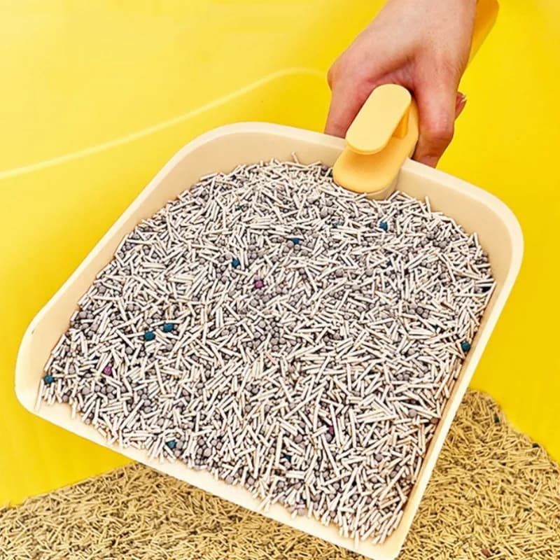 Cat Sand Scoop Hangingable Cat Litter Scoop Shovel Large Shovel for Cats Toilet Clean Long Handle Cats Sand Scoops Pet Products