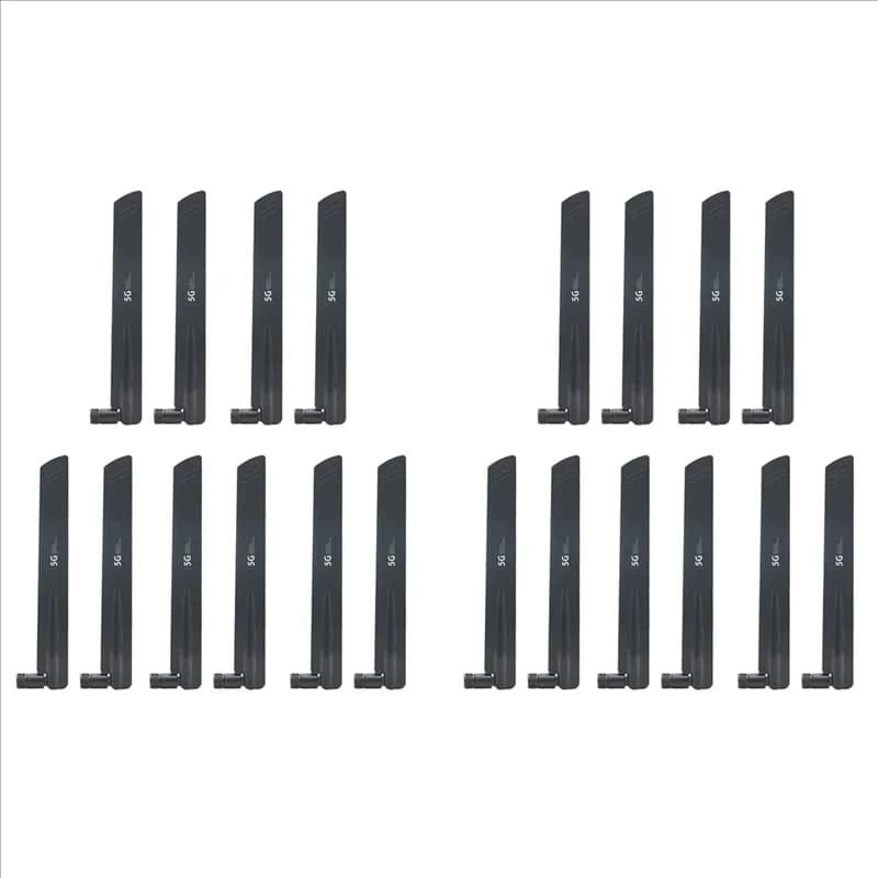 New Tech 20 pezzi 3G 4G 5G antenna 600-6000Mhz 18Dbi guadagno SMA maschio per scheda di rete wireless router Wifi segnale alto (C)