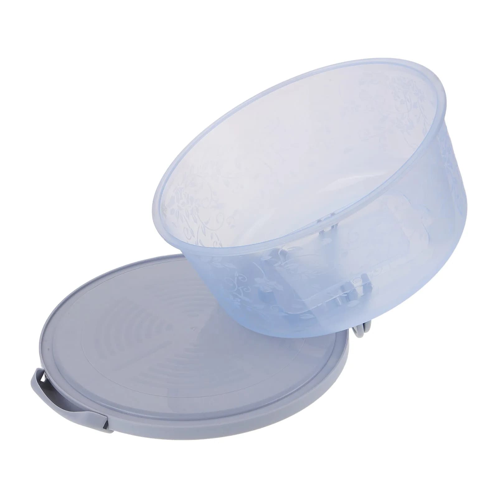 Reusable Clear Round Cake Carrier Box Portable Handheld Dessert Container for Home Baking Cupcakes Cakes Storage Display Fresh
