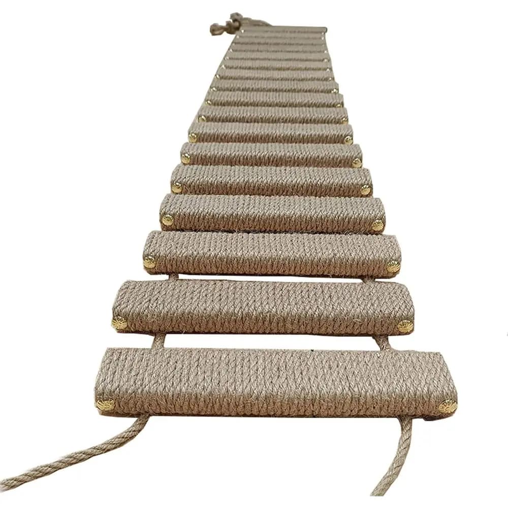 Scala per Gatti in Corda di Sisal e Tiragraffi o Torre per Gatti Chiusa