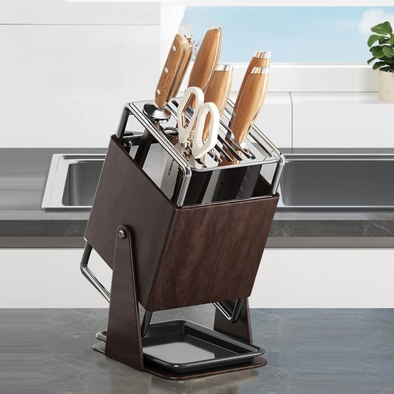 Detachable discharge No installation Nee Kitchen knife holders Support knife holder for home use Integrated knife holder for knife blocks
