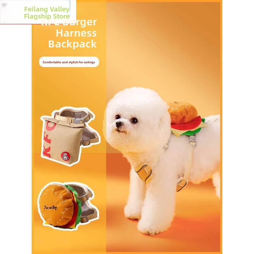 Guinzaglio per Cani, Borsa Trasporto Cuccioli, Imbracatura per Cani Piccoli e Medi, Guinzaglio per Teddy, Bichon, Pomeranian, Accessori per Passeggiate con Cani