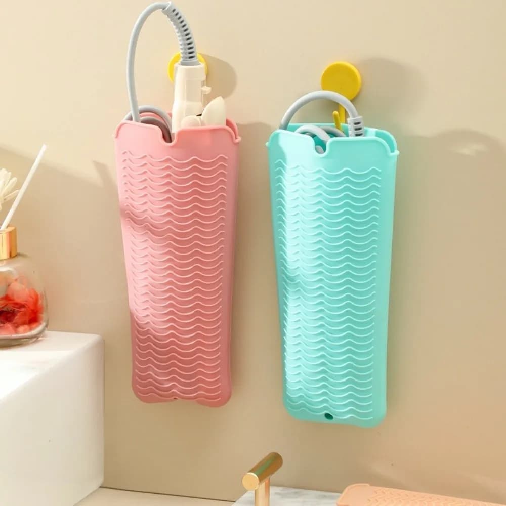 Fashionable Non-slip Heat Resistant Silicone Insulating Mat Utile Travel Hair Plate Case for curling Hair Styling Heat