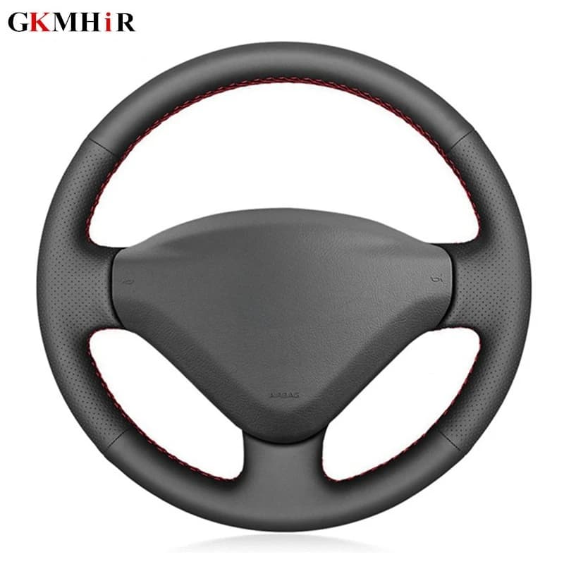 Coprivolante per auto in pelle artificiale per Peugeot 207 2006-2014 Partner 2009-2018 Expert 2008-2016 Fiat Scudo 2010-2016