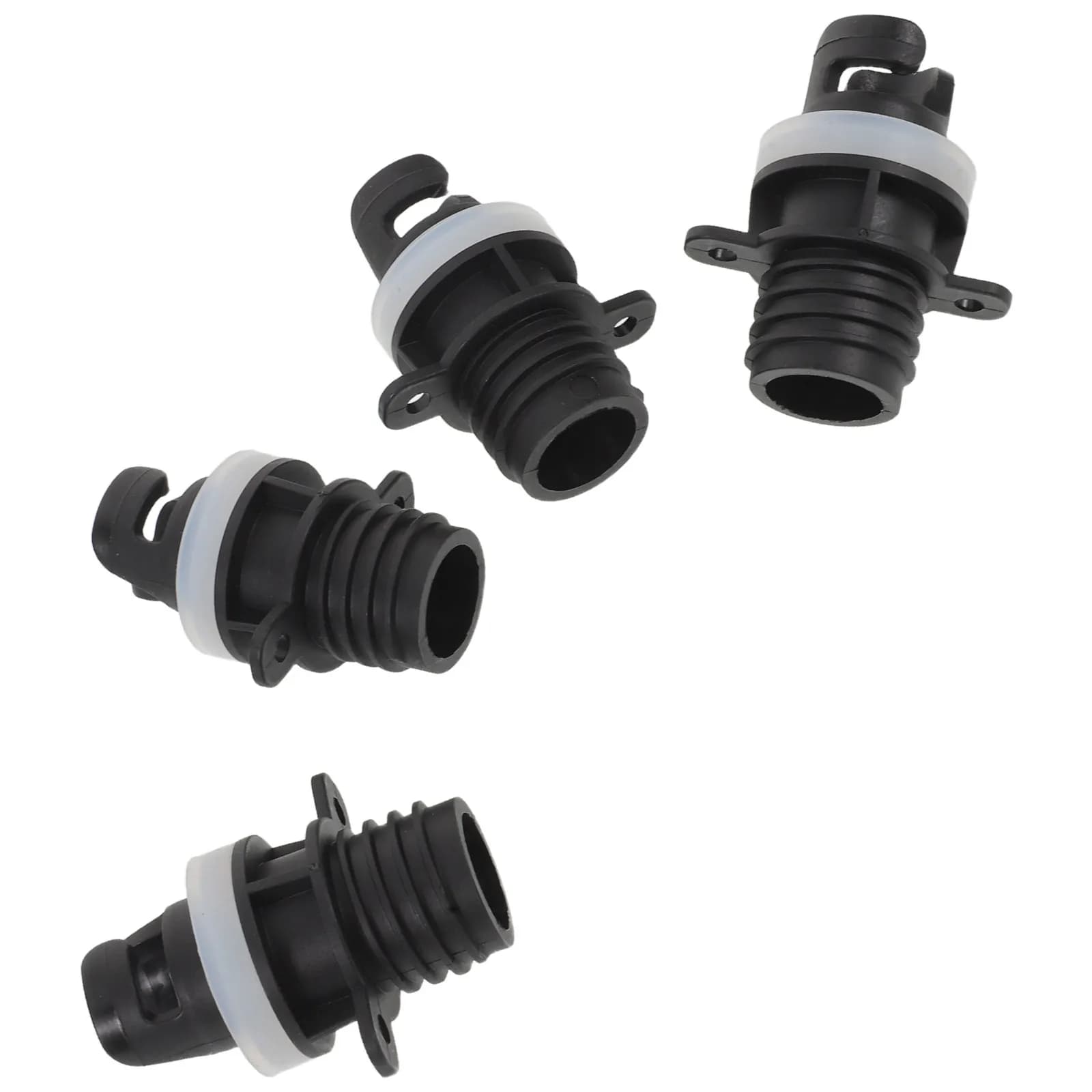 Adattatore per valvola dell'aria per barche da 4 pezzi, connettore di ricambio per pompa gonfiabile per kayak, SUP, tavola da paddle, adattatore per pompa SUP gonfiabile da esterno