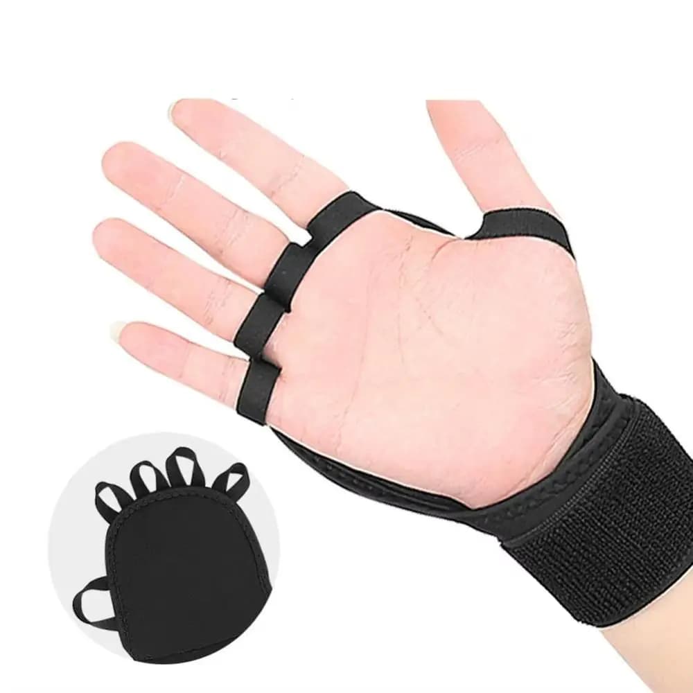 1 paio di guanti pesati regolabili liberamente, con sabbia fine incorporata, pesi per le mani resistenti allo sporco, 5 fasce elastiche, comodi