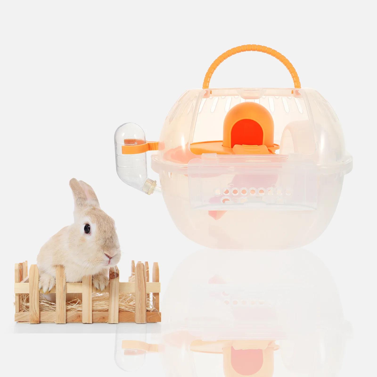 Trasportino Premium Traspirante per Criceti, Gabbia da Viaggio Portatile per Piccoli Animali Domestici, Inclusi Scoiattoli Volanti, Furetti, Topi, per Picnic all'Aperto