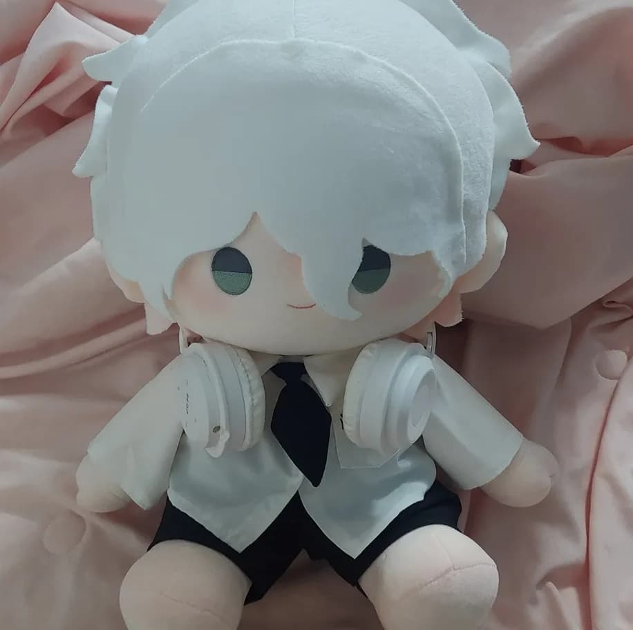 2025 Nuovo Anime Danganronpa Nagito Komaeda Cosplay 40 CM Carino Cotone Peluche Figura Cuscini Farciti Regali Di Natale Delle Ragazze Dei Ragazzi