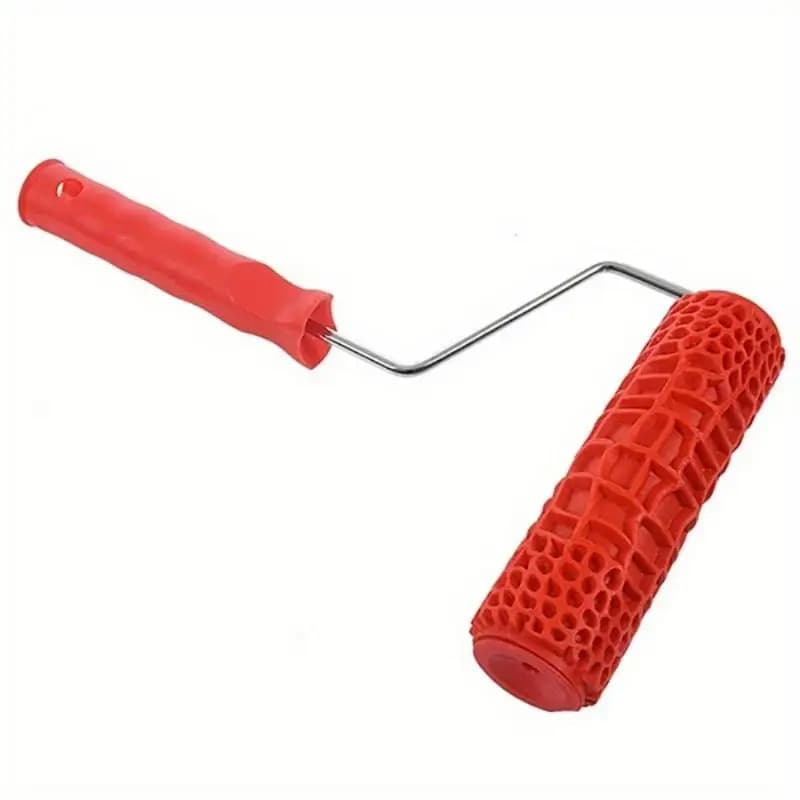 1 Pezzo Rullo per Pittura in Gomma Goffrata, Rullo per Stampa, per Pittura Liquida, Carta da Parati, Diatomea, Strumenti per Pittura