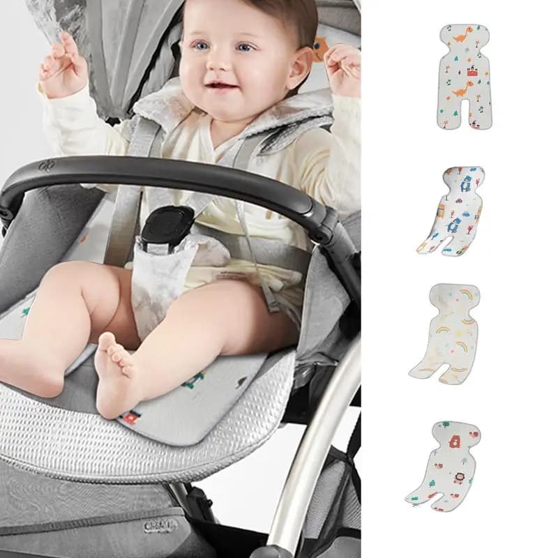 Refreshing stroller pad Refreshing pad for stroller Folding car seat cover breathable Two-sided cushion in frozen silk for travel and
