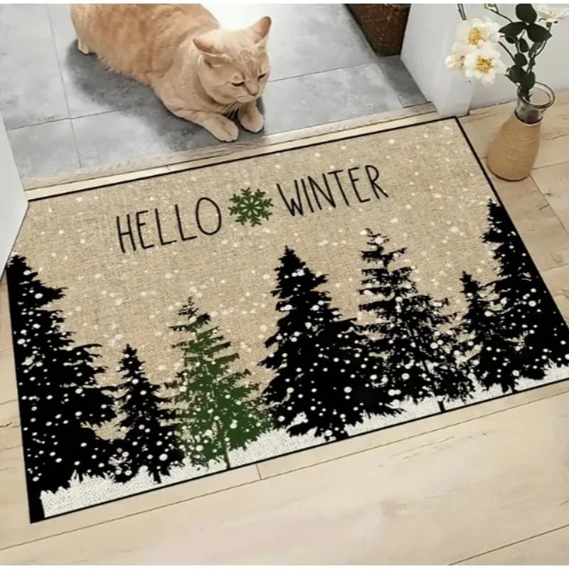 Albero di Natale Zerbino Natale Gnomo Modello Morbido Tappeto Soggiorno Cucina Camera da letto Bagno Camera Natale Decorazioni natalizie