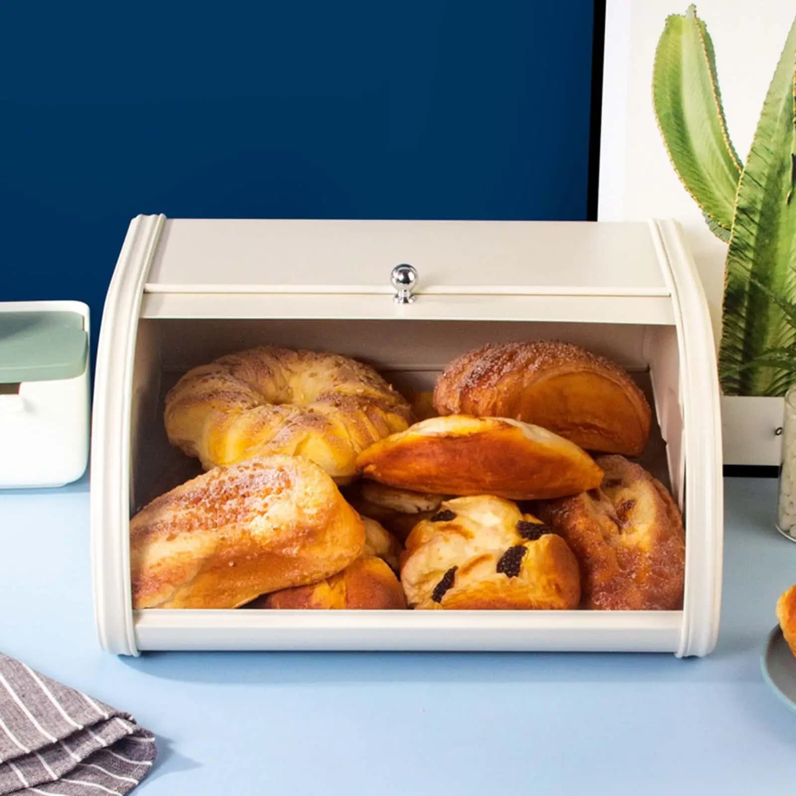 Multi Purpose Storage Container Kitchenware Storage Box for Farmhouse Countertop Pantry