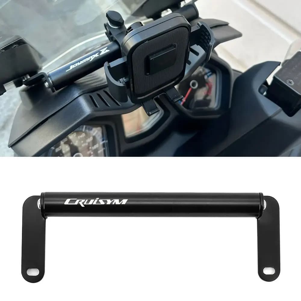 For SYM JOYMAX Z 300 Z+ Ccruisym 300 125 Motorcycle 22mm Navigation Bracket Smart Phone Holder GPS Plate Support Accessories