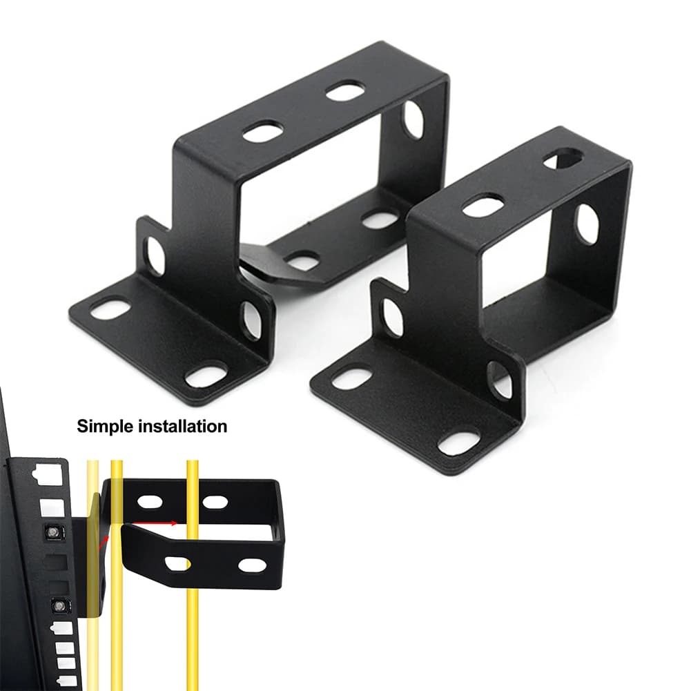 Accessori per Canaline Portacavi in Filo Laminato a Freddo, Staffa Gestione Cavi Sotto Scrivania, Gestione Cavi di Rete, Linee in Fibra Ottica e Cavi