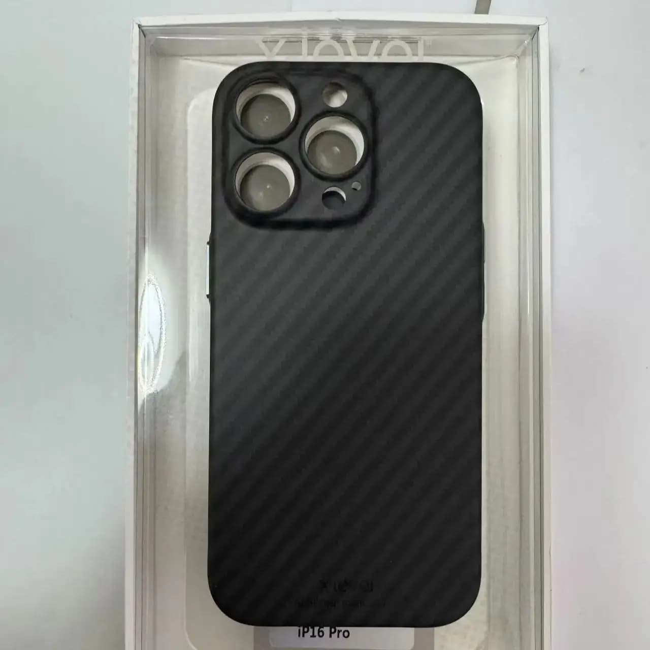 Custodia Protettiva X-level Amstar in Fibra di Carbonio Pura per iPhone 16 15 14 13 17 11 Pro Max 14 Plus, Cover Ultra-sottile in Fibra di Carbonio
