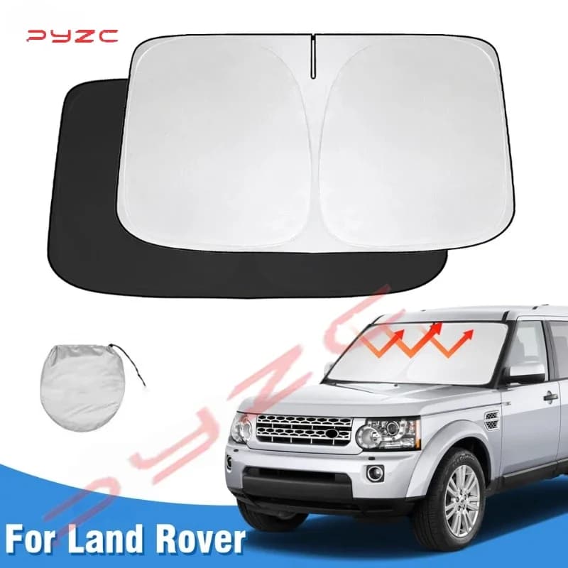 For Land Rover Discovery L318 L319 L462 3 4 Car Sunshade Cover Foldable Sun Visor Protector Blocks UV Rays Windshield Sun Shade