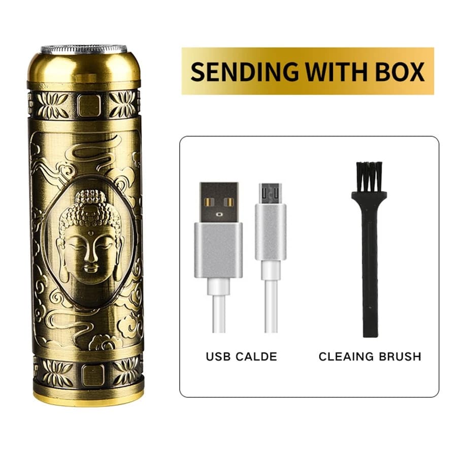 Rasoio elettrico per barba da uomo rasoio per capelli USB per macchina da taglio per capelli da viaggio a casa rasoio per barba senza fili rasoio portatile da uomo