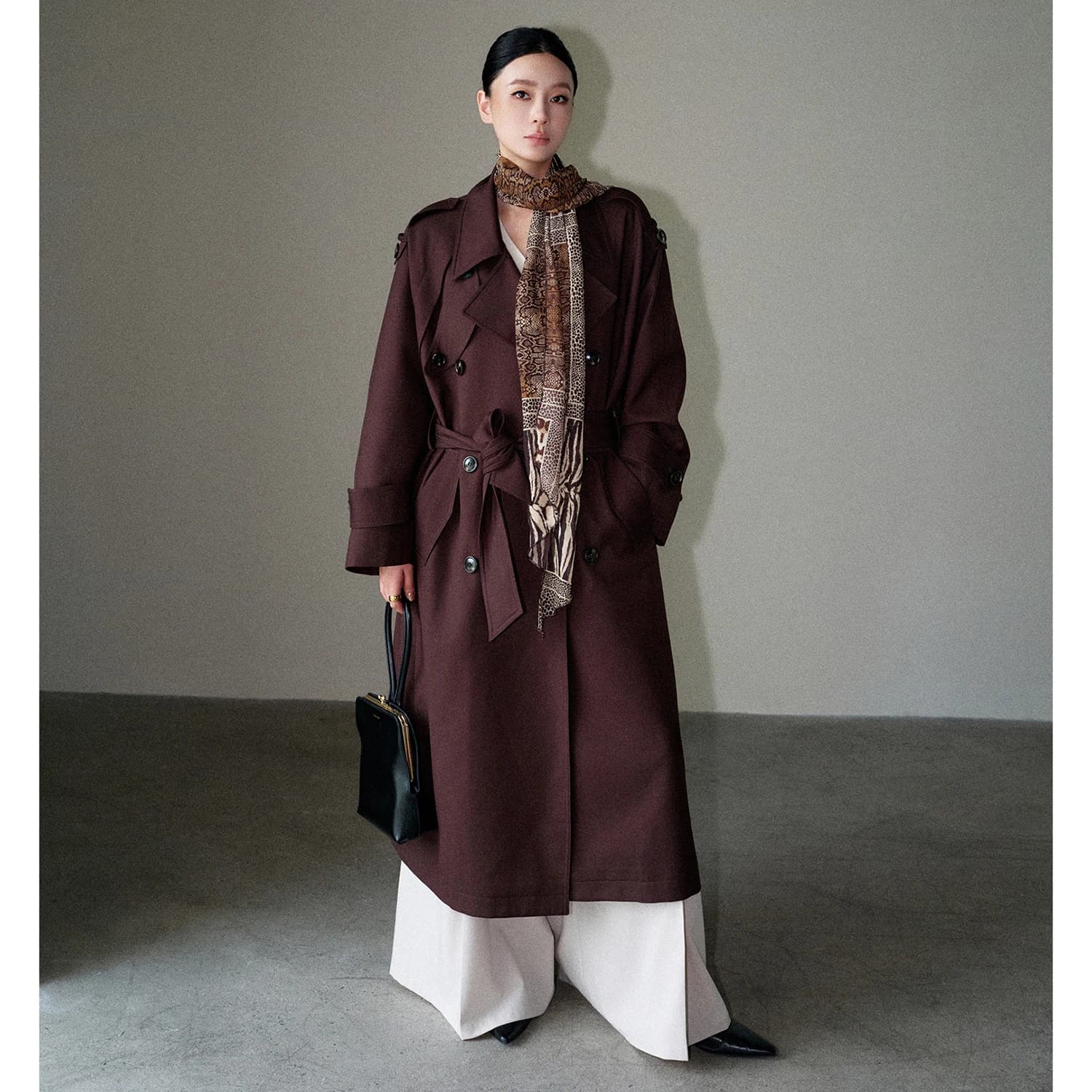 Allingentle Khaki Women Long Blazer Elegant Double-Breasted Long Jacket Casual Comfortable Outfits Customize