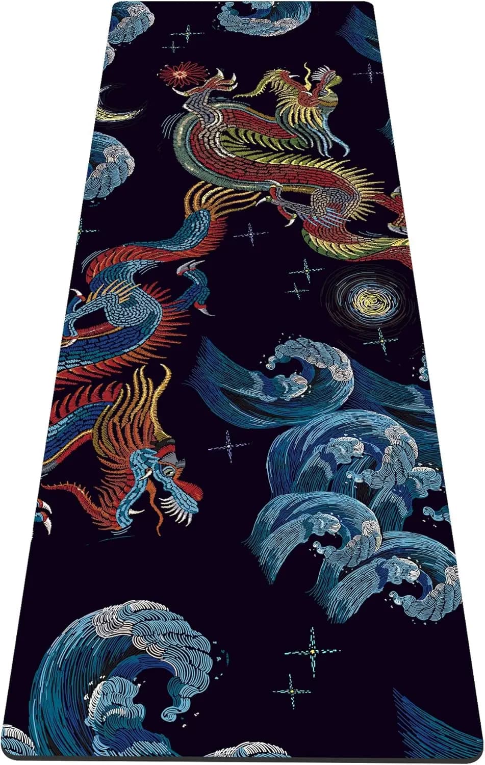 Extra Yoga Mat Thick 6MM in TPE Anti-slip with Transport Bag, 183x61cm for Fitness, Pilates and Exercises on Earth