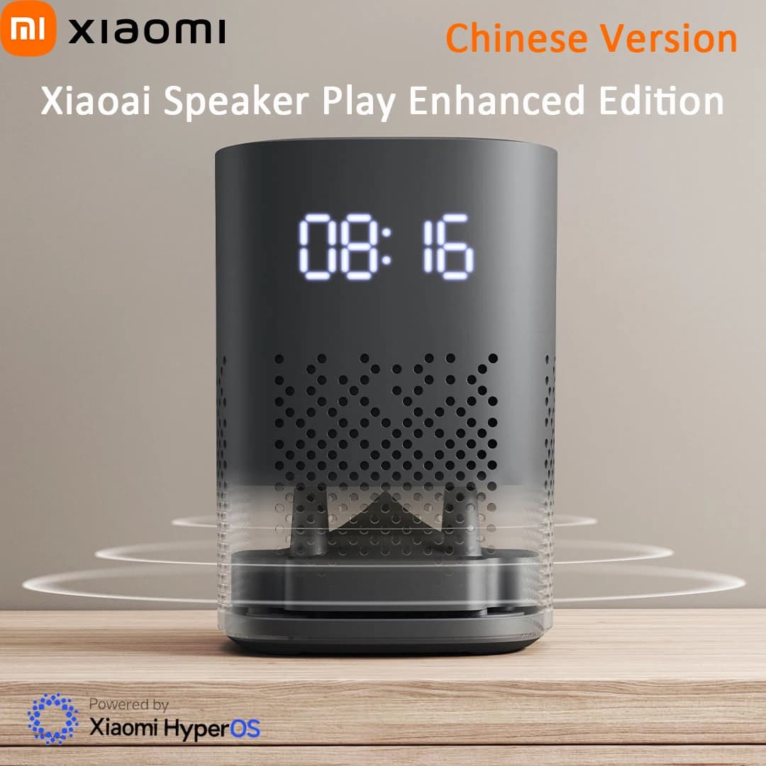 Xiaomi Xiaoai Altoparlante Riproduzione Edizione migliorata Bluetooth5.0 Display orologio digitale a LED Altoparlante WiFi a infrarossi Lettore musicale Versione CN