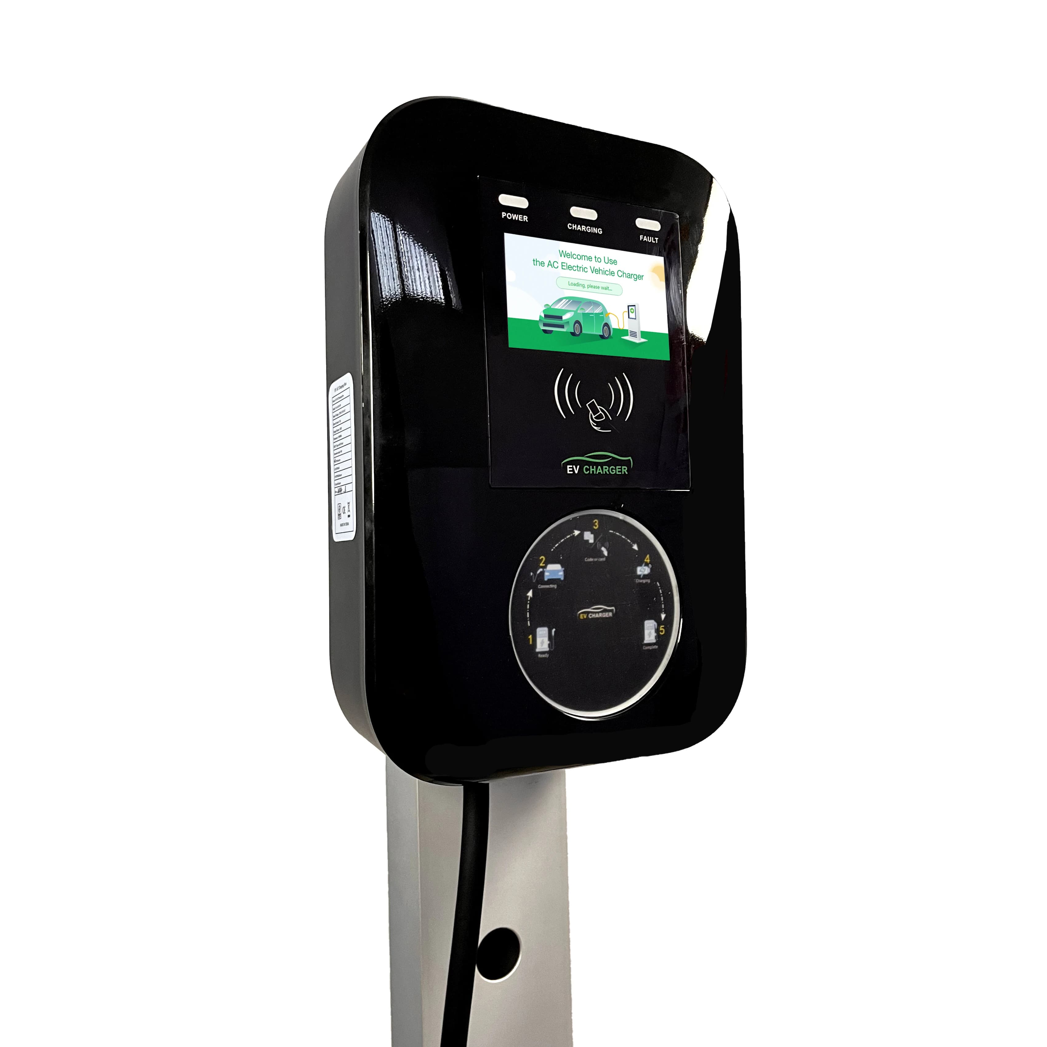 Stazione di Ricarica per Veicoli Elettrici AC EV, Caricatore da 7kw 11kw 22kw 1632a Tipo 1