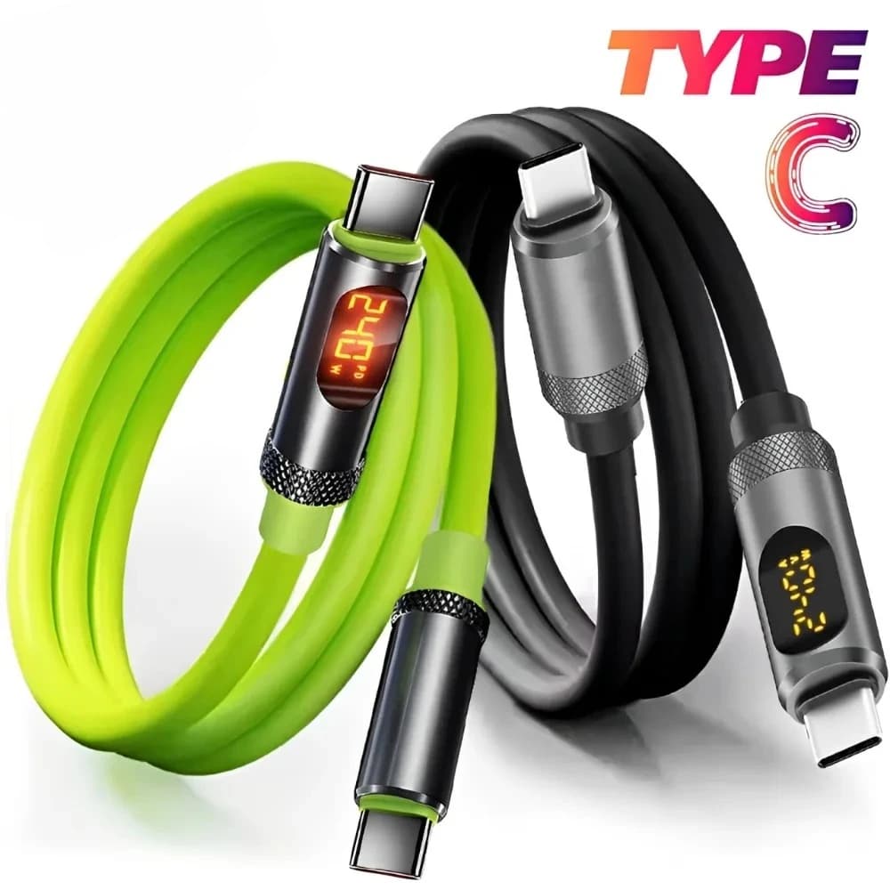 Nuovo Cavo USB-C a USB-C da 7A 240W Max per Ricarica Rapida, Compatibile con iPhone 17/16 Pro Max, MacBook, Samsung, Xiaomi - Cavo Dati Type-C