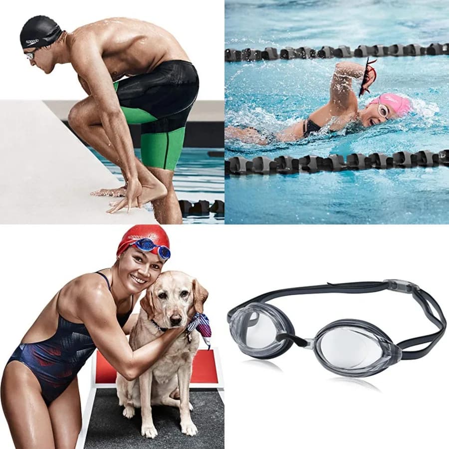 Occhialini da nuoto unisex per adulti Vanquisher 2.0