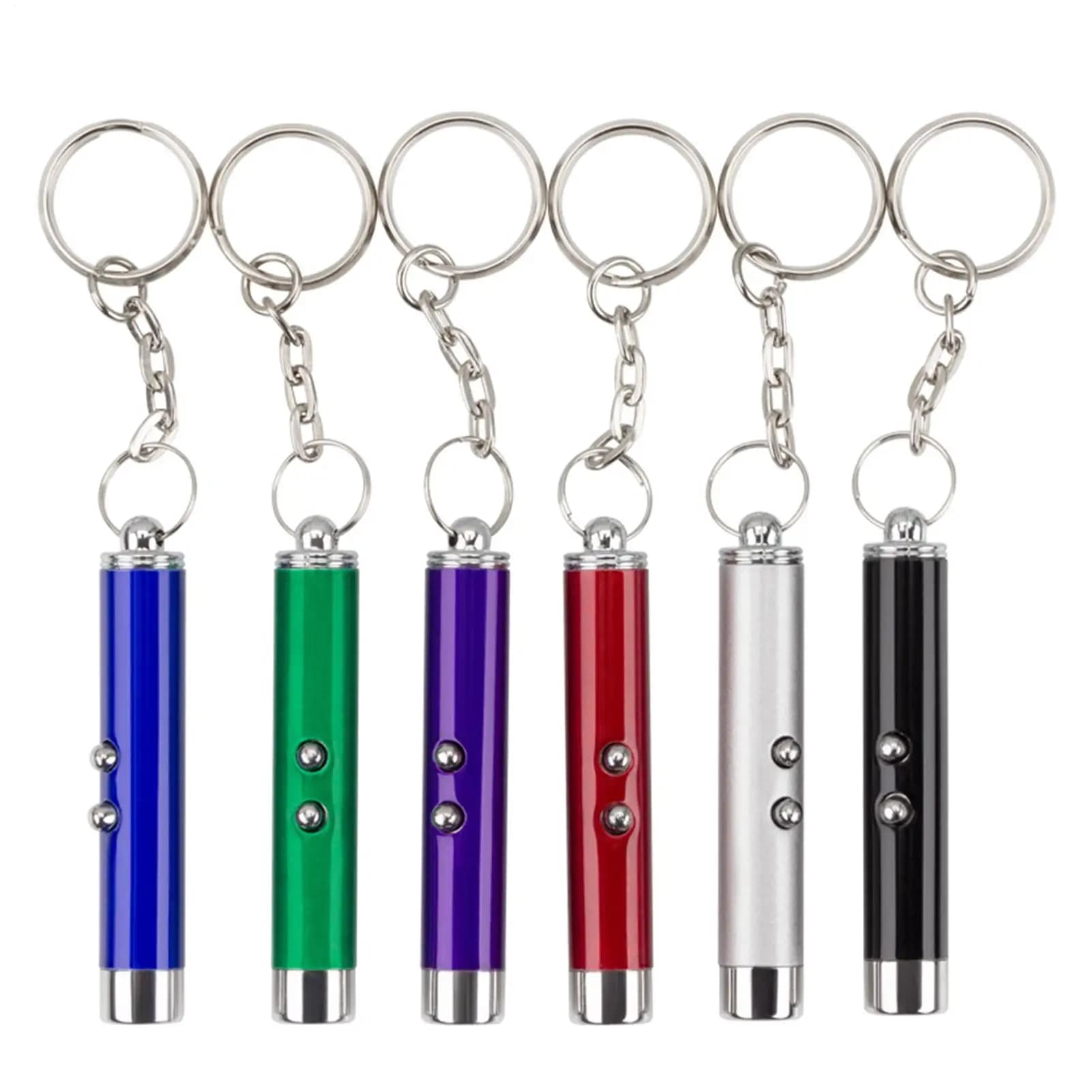 Hunting Cat Toys Pet Cat Teasing Wand Laser Pointer Mini Flashlight Infrared Laser Keychain Educational Laser for Pen Training
