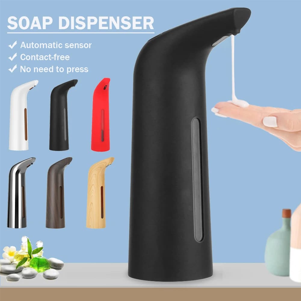 Dispenser automatico di sapone Dispenser di disinfettante per le mani a batteria da 200ML Touchless PX6 impermeabile per bagno da cucina