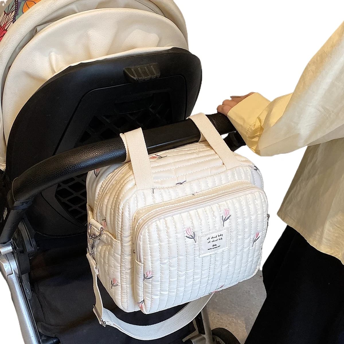 Corea Ins Borsa per pannolini Borse isolanti per bottiglie di latte per bambini Borsa per mummia per la raccolta di oggetti per bambini Accessori per passeggino Cura del bambino