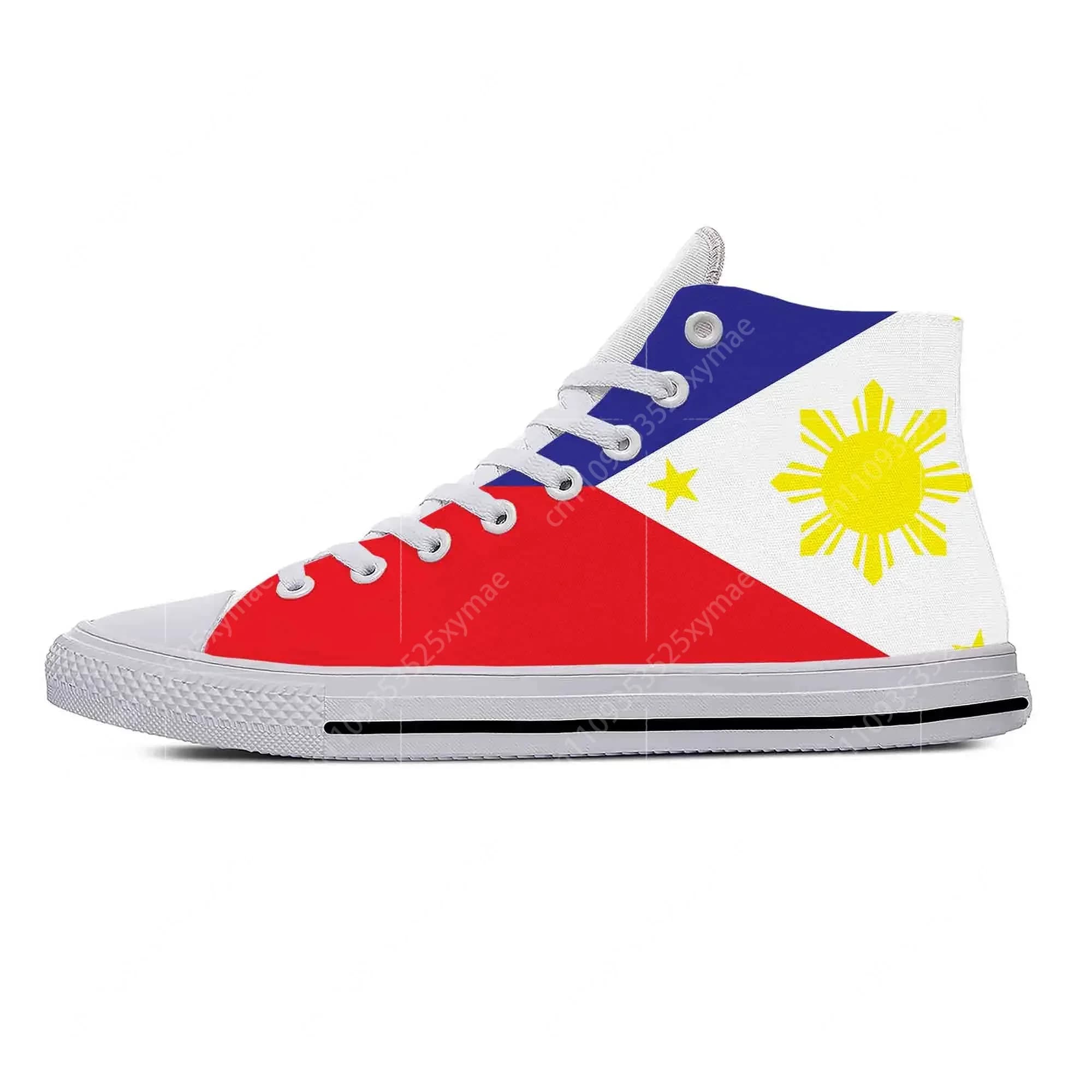 Scarpe Casual Patriottiche con Bandiera Filippina, Sneakers Leggere e Traspiranti con Stampa 3D per Uomo e Donna