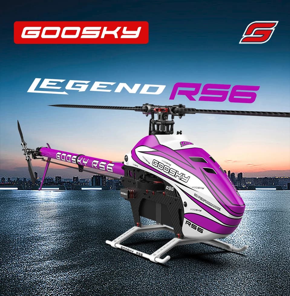 Disponibile Goosky LEGEND RS6 600 Kit elicottero RC 3D Flybarless