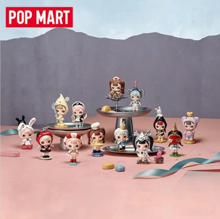 POP MART TINYTINY Sugar Therapy Room Unlock The Key of Answers Series Surprise Mystery Unpack Container Cute Doll Anime Gift
