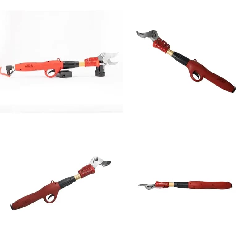 36v KINGSON 3.0CM Electric Adjustable Telescopic Rod Pruning Shear for Garden