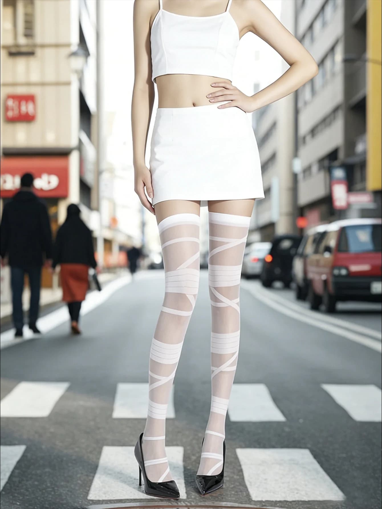 Calze Trasparenti Ultra Sottili in Nylon per Donna, Calze Sexy Traspiranti al Ginocchio per Uso Quotidiano e Feste