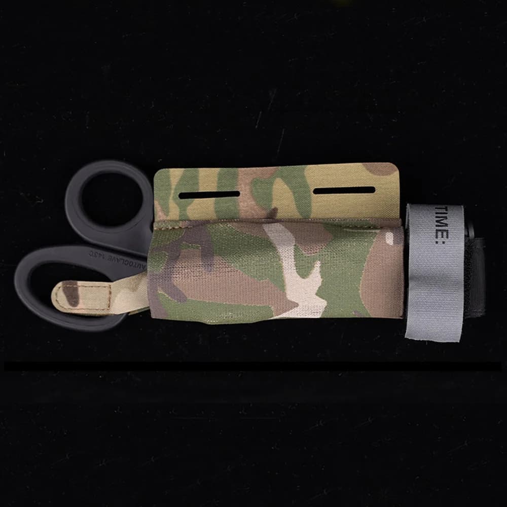VULPO Tactical laccio emostatico Holder TQ Holder Pouch Bag Kit di pronto soccorso rapido accessorio