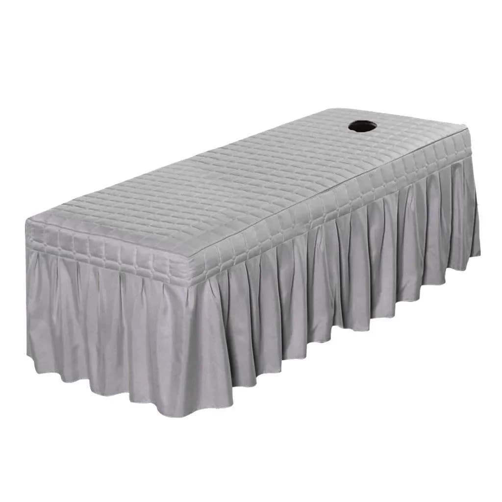 Copriletto per club di massaggio spa SOLO salone di bellezza Lenzuolo per lettino da massaggio Copriletto per SPA delicato sulla pelle con foro Funda Camilla