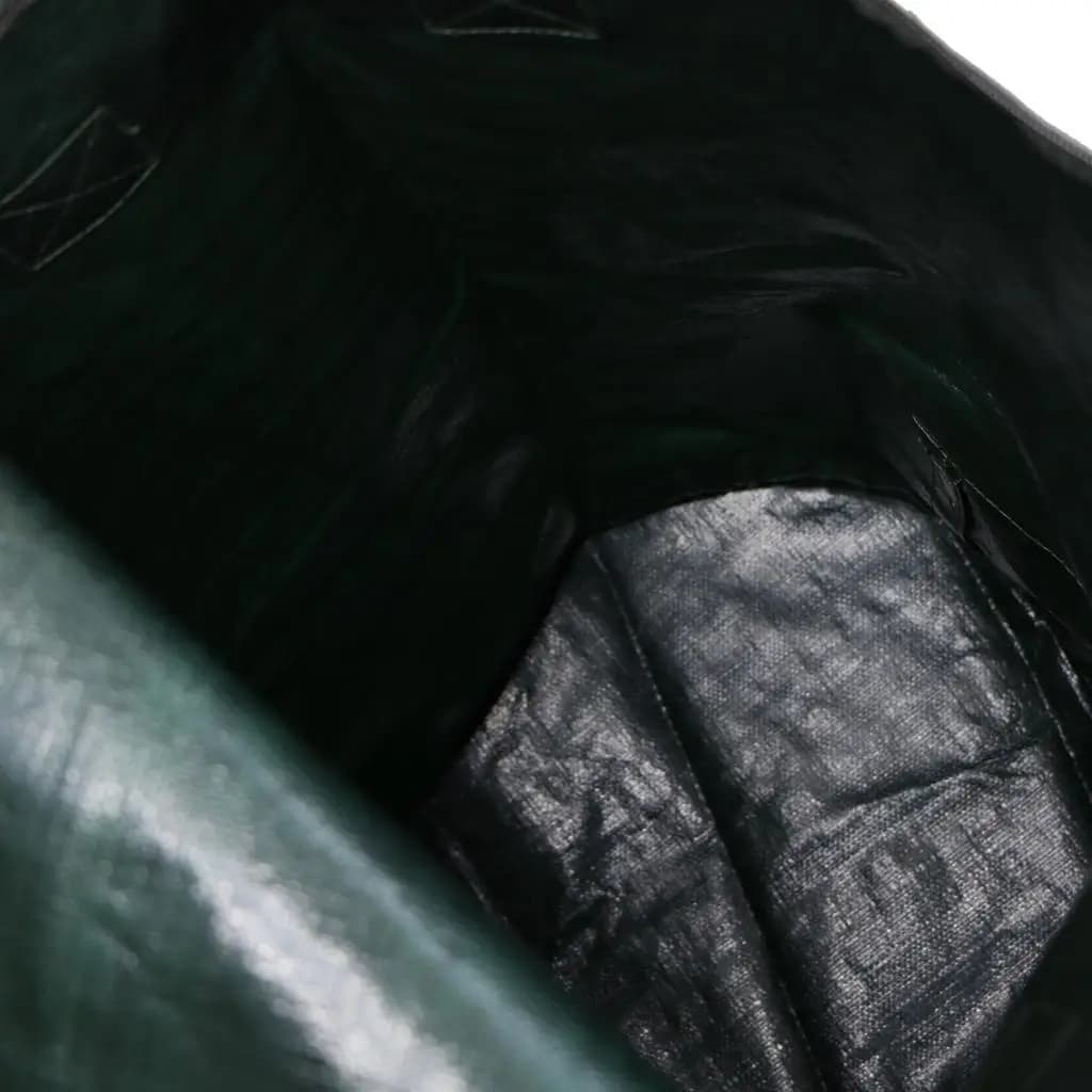 Composter Bin Bag Green Plastic with Double Handles and Top Vent for Home Garden Recycling Waste
