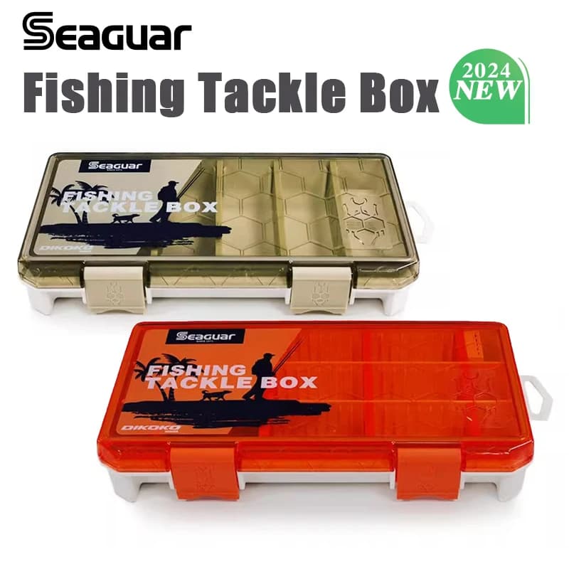 SEAGUAR portable multifunctional fishing bait box for soft bait with hard bait