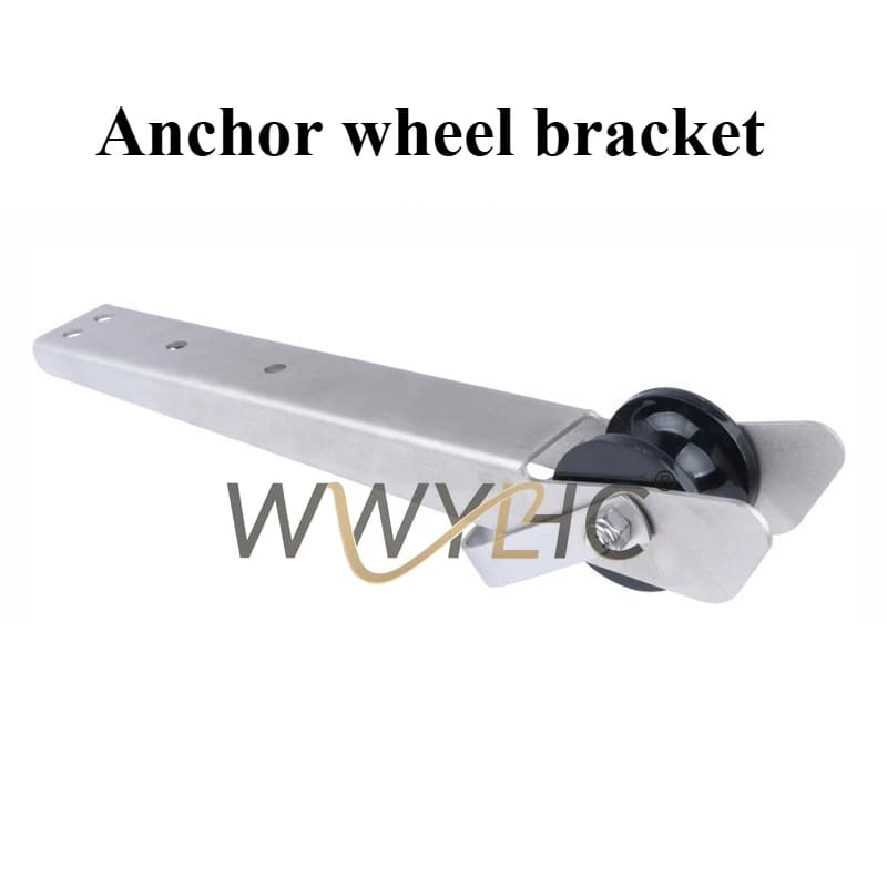 Adatto per staffa ruota di ancoraggio Sollevatore di corda per yacht Accessori per navi Hardware marino Ruota di ancoraggio in acciaio inossidabile 304/316