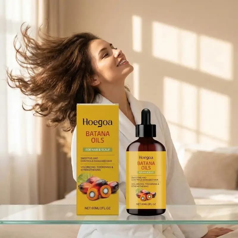 Natural Batana Fast Hair Growth Oil Moisturizing Repair for Damaged Hair Nourishes Scalp Easy Application 60ml