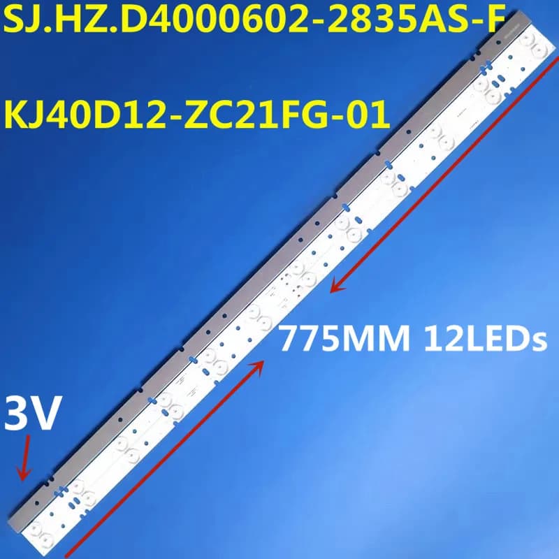5kit=15pcs LED Backlight Strip 12 lamp For Wox 303KJ40034 SJ.HZ.D4000602-2835AS-F KJ400M03 31.11.04D000005 KJ40D12-ZC21FG-01