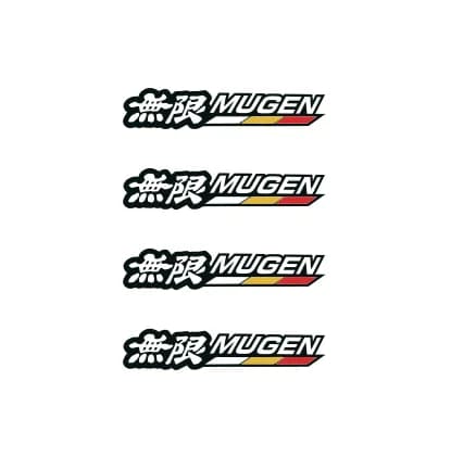 4PCS/SET 7cm Japanese Modified Style Sticker Set, Multicolor Waterproof Vinyl Decal for Car Motorcycle Bike Helmet Laptop