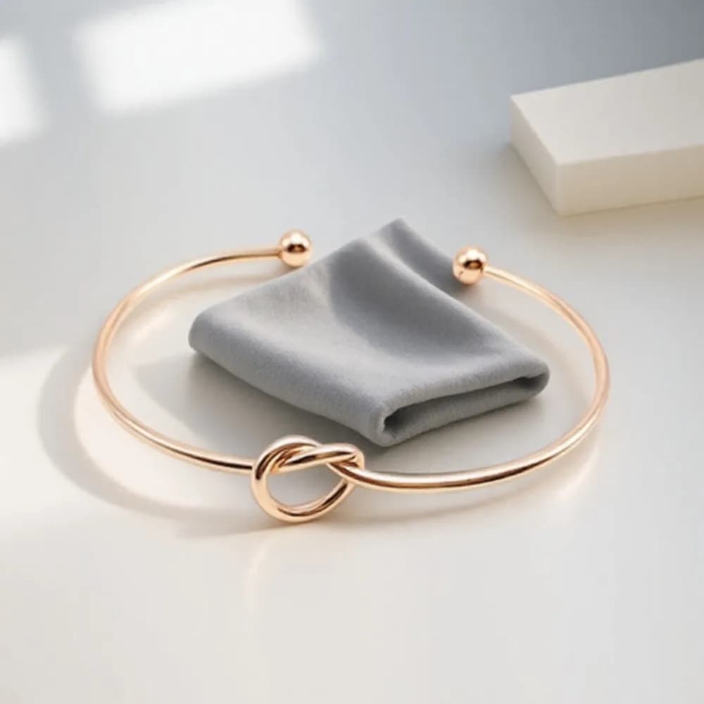 Bracciale alla moda 1PC Bracciale personalizzato con nodo a cuore Bracciale d'amore Bracciale Stonego regalo per damigella d'onore
