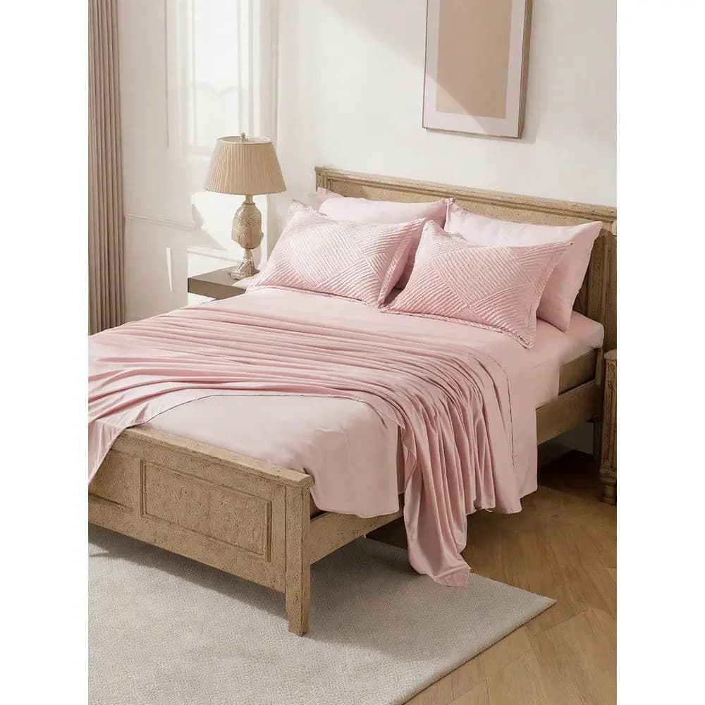 Set copripiumino e lenzuola Queen in un unico pacchetto, elegante e raffinato, in morbida microfibra, confortevole