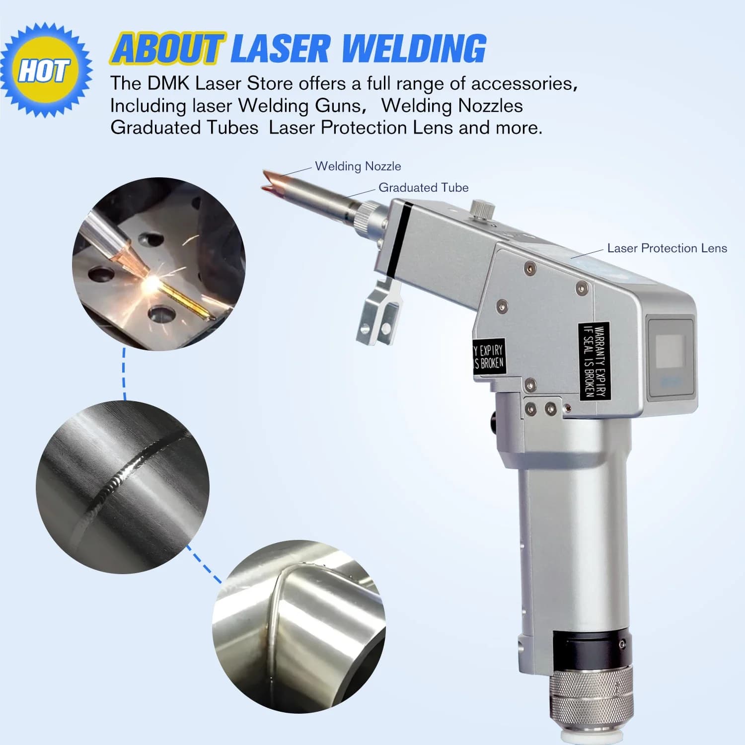 BWT20s Double Pendulum Welding Head for Handheld Las er Welding Machines