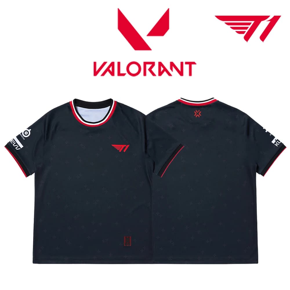 Valorant T1 Club 2025 Jersey Master Bangkok VCT Esports Uniforme T-shirt oversize per uomo e donna Sport Top traspiranti Buzz