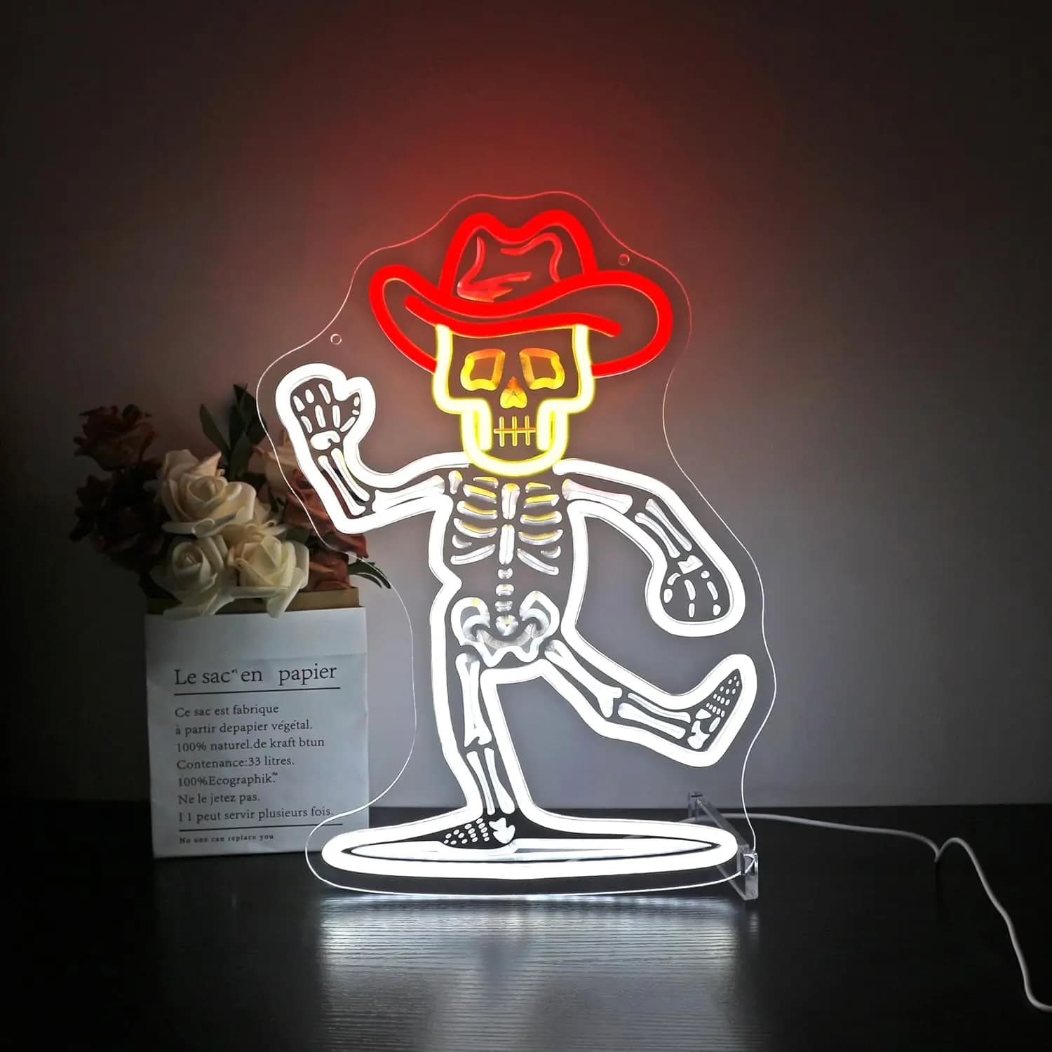 Insegna al Neon, Luce da Parete Artistica, Luce LED USB al Neon per Casa, Bar, Feste di Compleanno, Sala Giochi, Decorazione Camera da Letto, Regalo, Luce Notturna